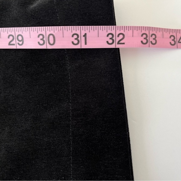 Coldwater Creek Black Faux Suede Trouser Fit Pants NWOT - Picture 15 of 16